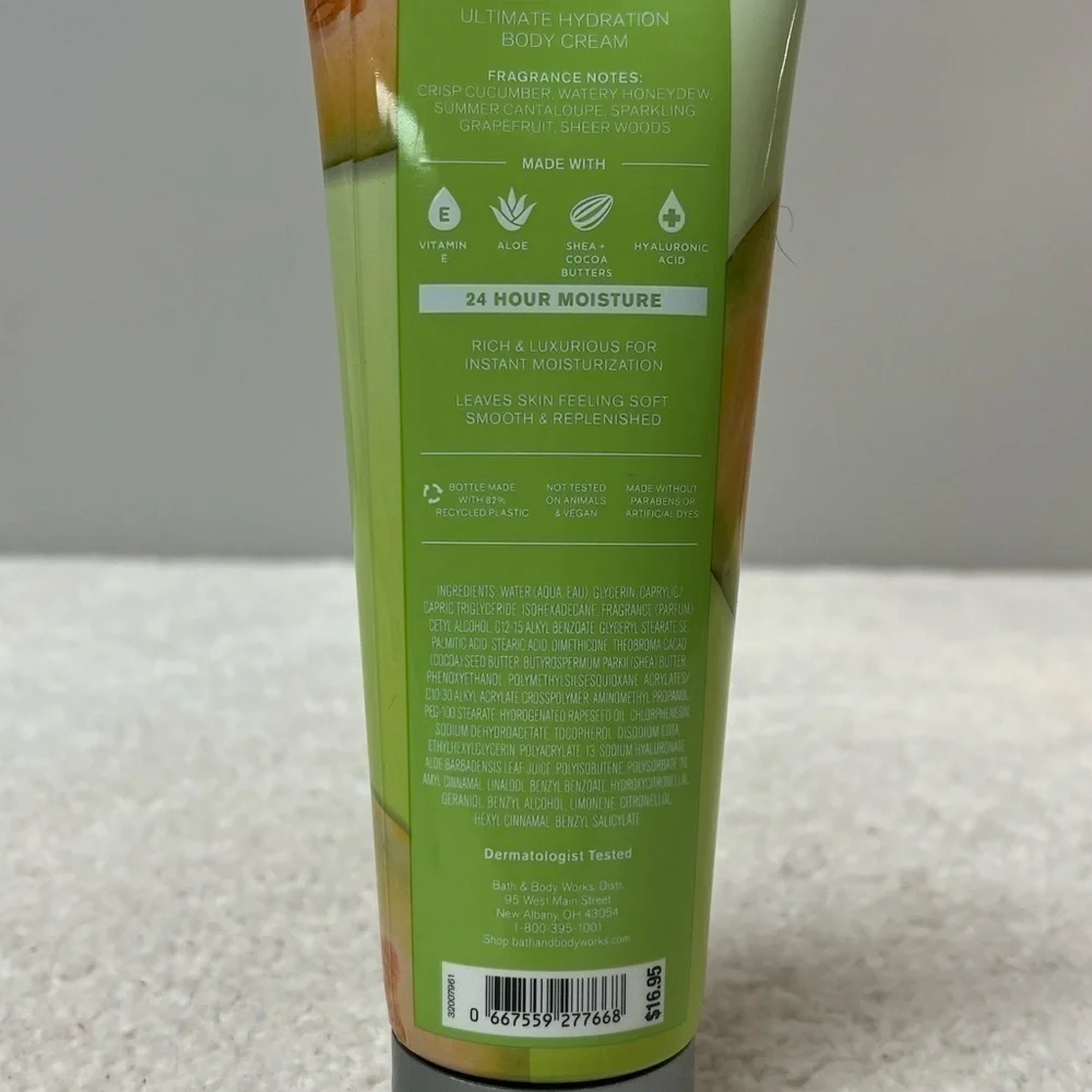 Bath & Body Works "Cucumber Melon" Body Creme, Scrub & Mist Gift Bundle - Picture 10 of 10